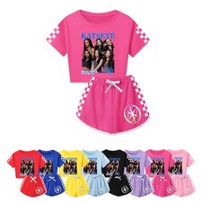 Girls Pop KATSEYE Short Sleeve