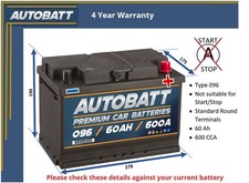 Battery fits VAUXHALL MOKKA