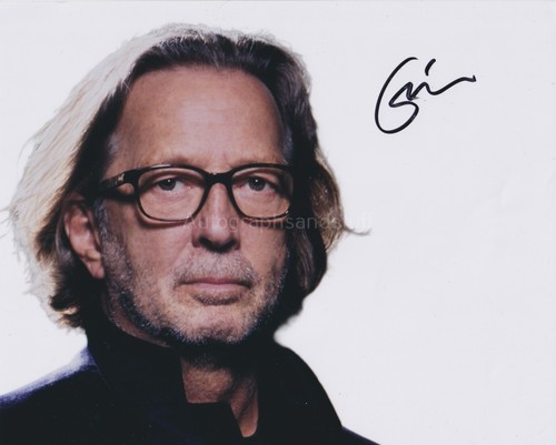 Eric clapton hand signed - signed, 8x10