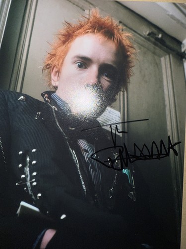 Johnny rotten autographed sex - rotten,