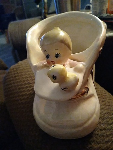 Vintage lefton planter - vintage,