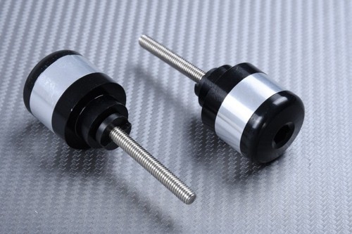 Silver bar end grip - end,