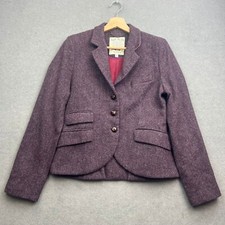 JACK WILLS MOON Tweed Jacket UK 12 Blazer Hacking Country Donegal Fleck Riding