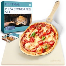 Heftman pizza stone peel set - heftman,