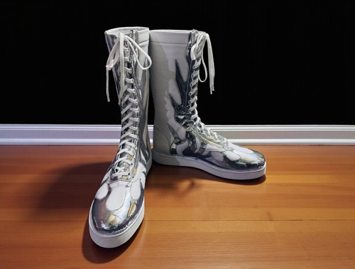 Leather wrestling shoes - leather,