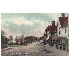 KELVEDON Essex, Foot of Feering Hill Postcard, Postmark Stowmarket 1906