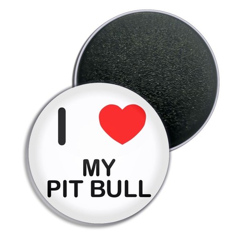 Pit bull love heart - i,