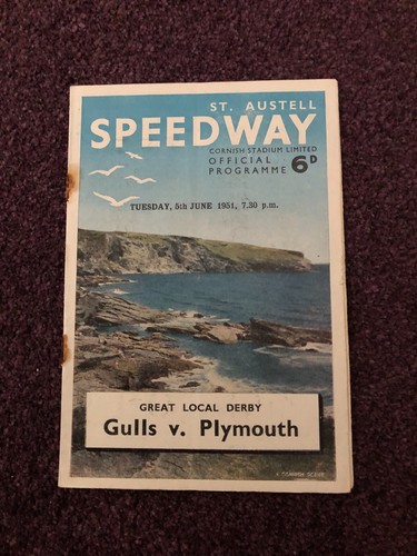 Speedway programme austell - speedway,