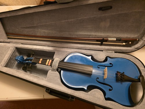 Archetta blue violin with - archetta,