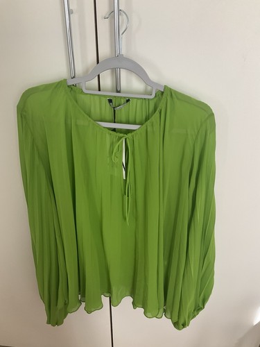 Zara lime green - lime, sheer