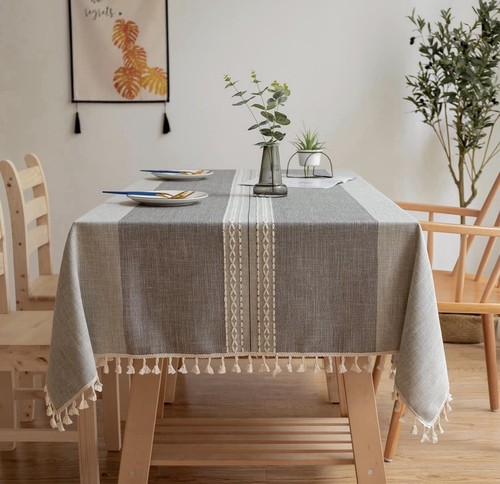 Yicorgard table cloth rustic - table,