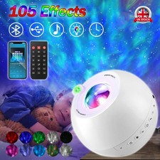 LED Galaxy Projector Starry MusicNight Light Laser Sky Ocean Projection Lamp USB