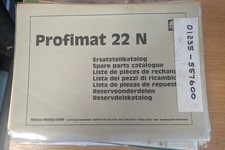Weinig Profimat 22N Spare parts book