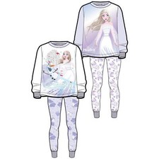 Disney Frozen Kids Pyjama Set 2Pk Enchanted Designs Sleepwear Size 5-14 Years