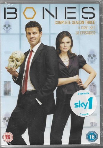 Bones season three dvd set - bones,
