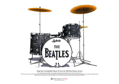 Ringo starr ludwig kit - ludwig, from