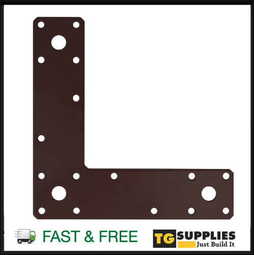 Heavy duty flat corner plate - heavy, l