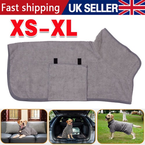 Dog bathrobe pet drying coat - drying,