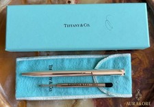 NEW Tiffany& Co. Executive T-clip .925 Sterling Silver Ballpoint Pen with Box