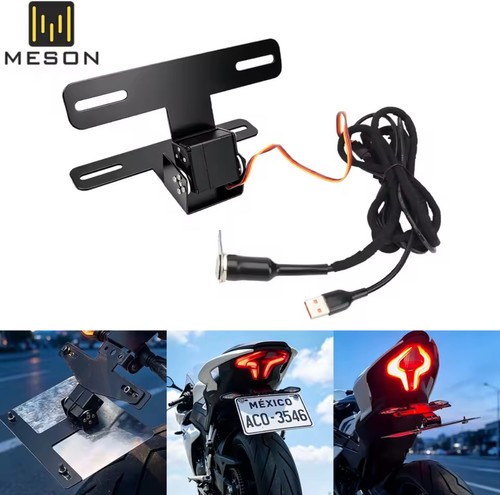Motorcycle flip plate holder - plate,