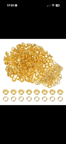 200 set round grommets 5mm - round,