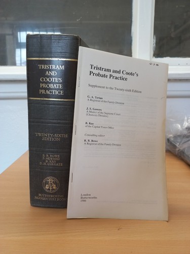 Tristam and coote probate - and, coote's