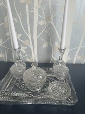 Vintage Cut Glass Dressing