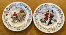 Wedgwood Collectable Christmas Plates X2