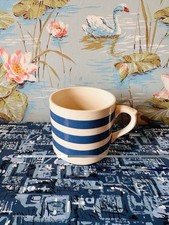 Vintage Blue & White Stripe