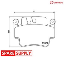 BRAKE PAD SET, DISC BRAKE FOR