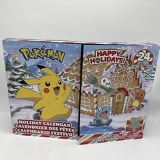 Pokémon Happy Holiday Calendar 40 Pcs 16 Figures W/ Special Finish Unopened Box