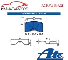 BRAKE PADS SET BRAKING PAD