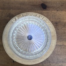 Vintage Carved Wooden Butter