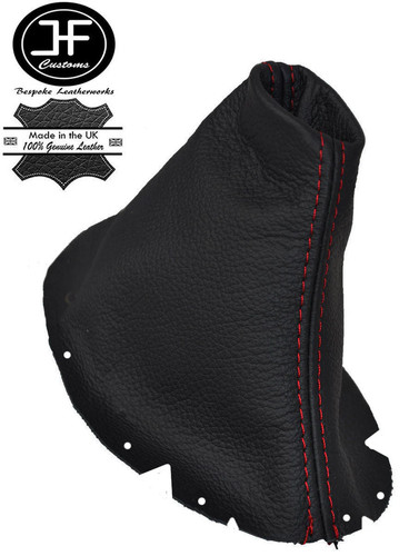Red stitching leather gear - stitching,