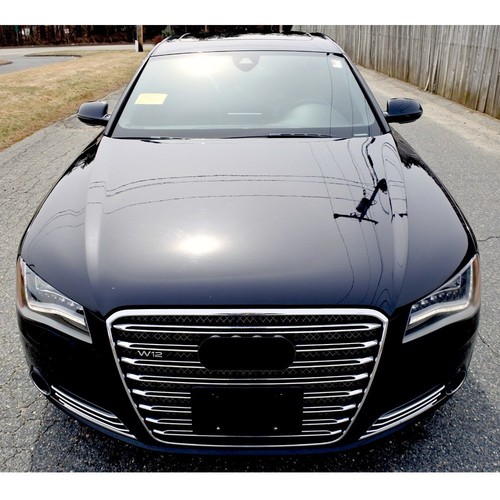 Chrome w12 front hood mesh - chrome,