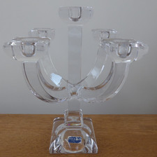 Villeroy & Boch Clear Crystal 5 Arm Classic Candlestick Holder/Candelabra