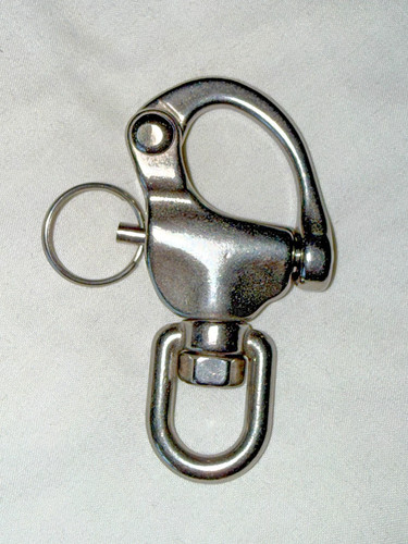 87mm stainless steel swivel - stainless,