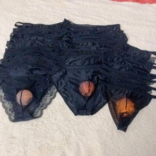 Men Sissy Sheer Lace Panties