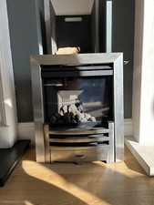Gazco Logic High Efficient Gas fire, Finger Slide Control, Conventional Flue