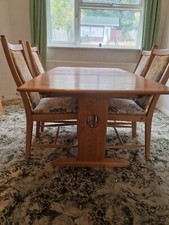 Ercol dining table and - table, chairs