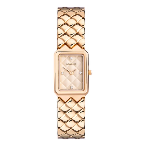 Sekonda ladies rose gold tone - ladies, gold-tone