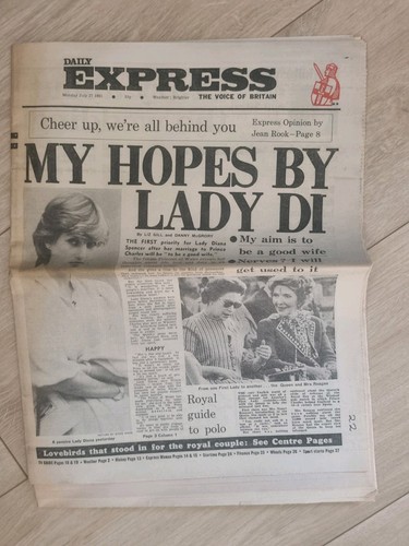 Daily express newspaper - daily,