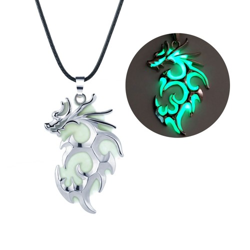 Mens animal dragon necklace - mens,