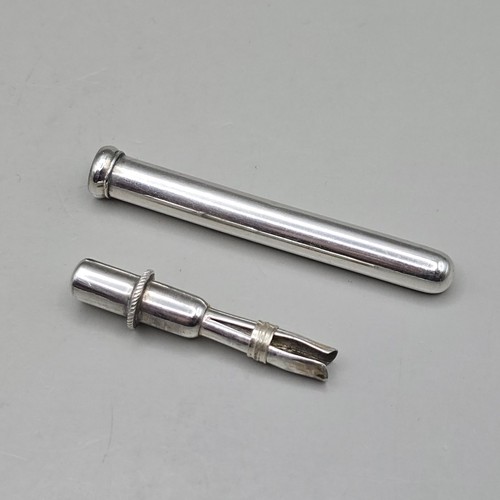 Scarce silver seamless - 'seamless, tube'