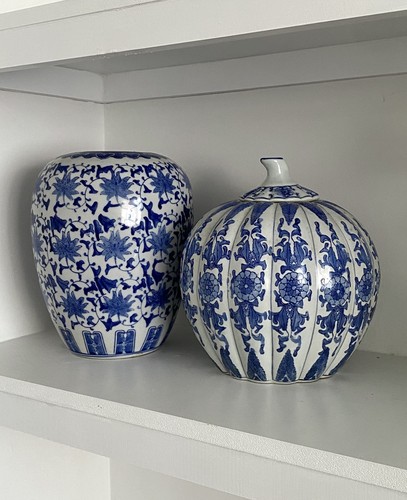 Vintage blue white ceramic - vintage,