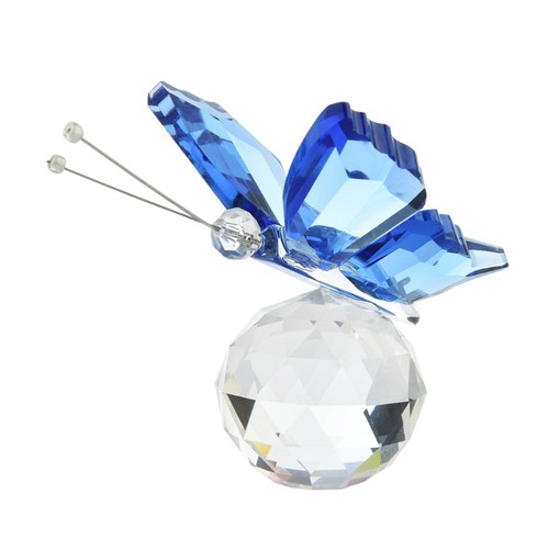 Crystal butterfly figurine - crystal,