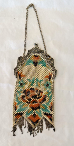 Antique silver floral frame - antique,