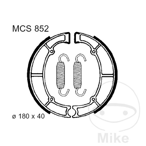 Trw spring brake shoes altn - trw,