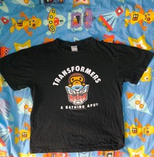 Bathing Ape Baby Milo X Transformers T-shirt Medium