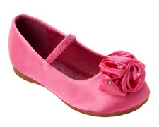 GIRLS PINK SATIN BRIDAL